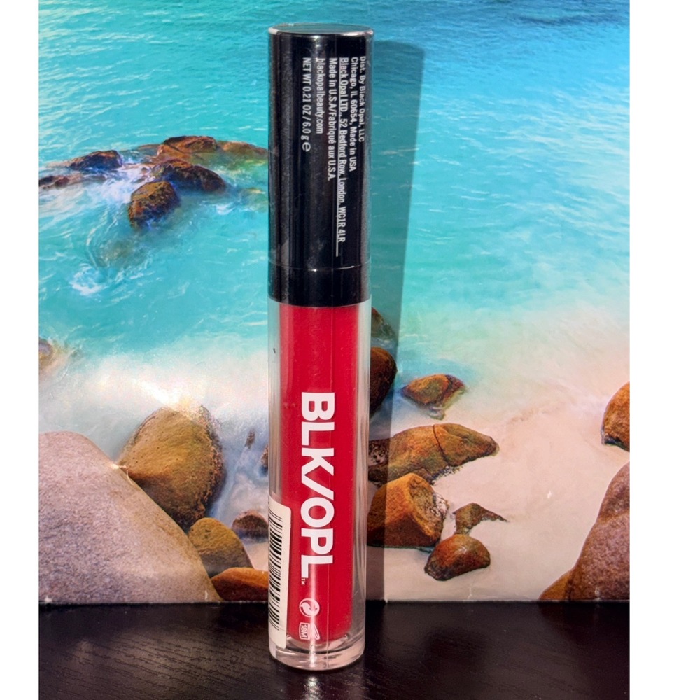 Black Opal BLK/OPL Colorsplurge Liquid Matte Lipstick Not Tonight Red  New